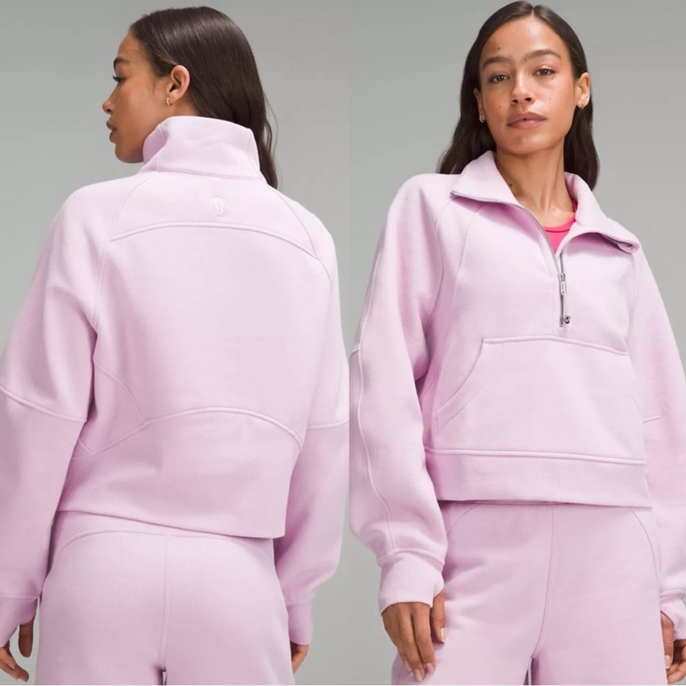 Lululemon oversized funnel neck Vitapink xs/s